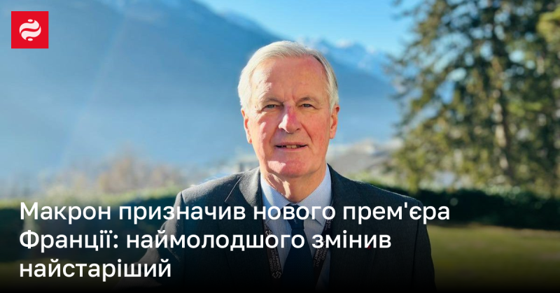 Макрон оголосив про призначення нового прем'єр-міністра Франції: наймолодший поступився місцем найстаршому.